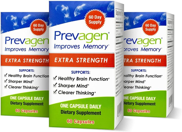 Prevagen Improves Memory Extra Strength 20mg, 60 Capsules 3 Pack